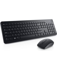 Dell Keyboard and Mouse KM3322W Keyboard and Mouse Set, Wireless, Batteries included, EE, Black