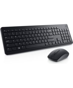 Dell KM3322W Keyboard and Mouse Set, Wireless, Batteries included, US, Black