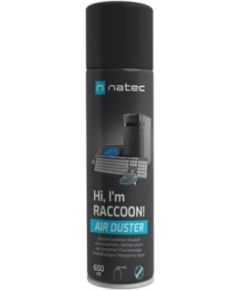 Natec Compressed Air Duster, Raccoon Air, 600 ml