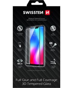 Swissten Ultra Durable Full Face / Full Glue Tempered Glass Premium 9H Защитное стекло Samsung Galaxy A52 Черное