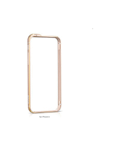 Apple iPhone 6 Metal Bumper HI-T026 HOCO gold (Ir veikalā)