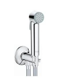 Grohe bidetta Trigger Spray 30 I, ar noslēdzošo ventili un pievadu, 1250 mm, hroms