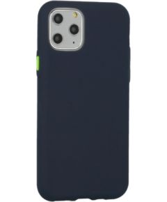 Fusion Solid Case Silikona Aizsargapvalks Priekš Apple iPhone 12 Mini Zils