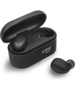 Savio TWS-04 Wireless Bluetooth Earphones Black,Graphite