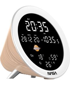 Nasa WSP1700 wood Weather Station/Speaker BT Ship