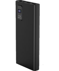 Platinet power bank 10000mAh PD QC LED, black