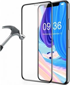 Tempered Glass 9D Aizsargstikls Pilnam Ekrānam Apple iPhone X / XS / 11 Pro Melns