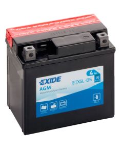 Exide Moto akumulators YTX5L-BS 12V 4Ah 70A 113x70x105 ETX5L-BS