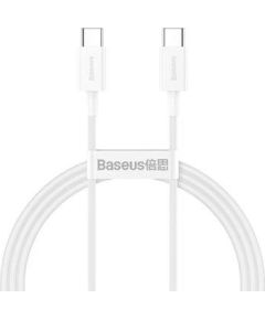 CABLE USB-C TO USB-C 1M/WHITE CATYS-B02 BASEUS