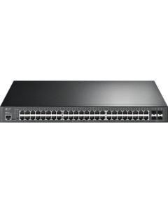 TP-LINK JetStream 52-Port Gigabit L2+ Managed Switch with 48-Port PoE+