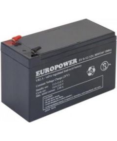 BATTERY 12V 9AH VRLA/EV9-12 T2 EUROPOWER EMU