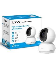 TP-Link Tapo Pan/Tilt Smart Security Camera, Indoor CCTV, 360° Rotational Views, Works with Alexa&Google Home, No Hub Required, 1080p, 2-Way Audio, Night Vision, SD Storage, Device Sharing (TC70)