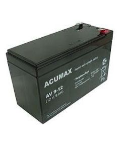 BATTERY 12V 9AH VRLA/AV9-12 T2 ACUMAX EMU