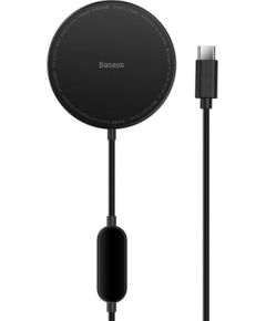 Inductive wireless charger Baseus Simple Mini2 15W (black)
