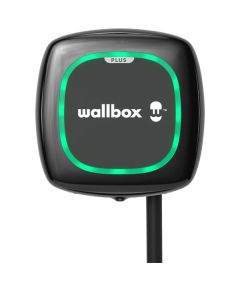 Wallbox Pulsar Plus Electric Vehicle charger, 7 meter cable Type 2, 22kW, Black