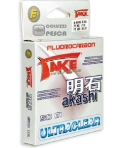 Lineaeffe Flurokarbona aukla "Take Akashi Ultraclear" (50m, 0.10mm)