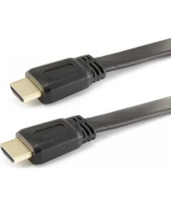 Sbox HDMI-HDMI 1.4 Flat M/M 1.5m HDMI-FLAT-15B black