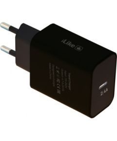 ILike  
 
       Type-C Travel Charger ITC02 2.4A 
     Black