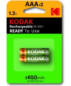 Kodak rechargeable Ni-MH AAA battery 650 mAh (2 pack)