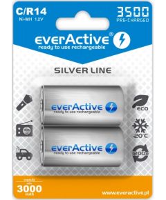 Rechargeable Batteries everActive R14/C Ni-MH 3500 mAh ready to use