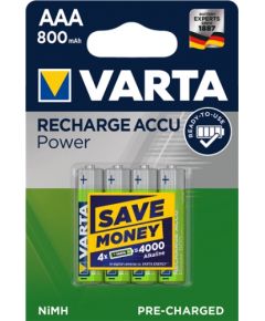 Lādējamās baterijas AAA Varta  800 mAh 56703