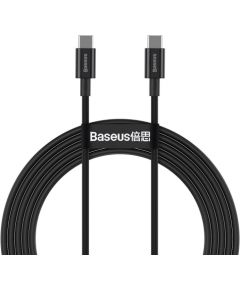 Baseus Superior Series Cable USB-C to USB-C, 100W, 2m (black)