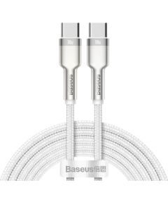 Cable USB-C to USB-C Baseus Cafule, 100W, 2m (white)