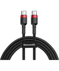 Baseus Cafule Cable USB-C PD 2.0 QC 3.0 60W 2m (Black+Red)