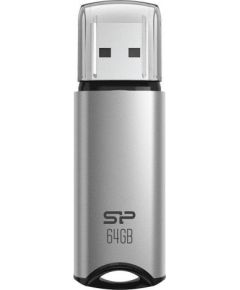Silicon Power USB Flash Drive Marvel Series M02 64GB, Type-A USB 3.2 Gen 1, Silver