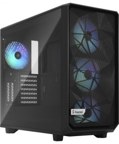 Fractal Design Meshify 2 RGB TG Light Tint Black, E-ATX, Power supply included No