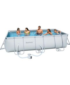 Bestway 56441 Power Steel Rectangular Pool Set