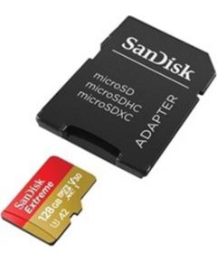 Sandisk memory card microSDXC 128GB Extreme + adapter