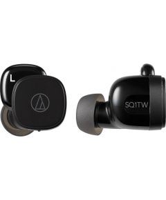Audio Technica True Wireless Earbuds ATH-SQ1TWBK In-ear, Microphone, Black