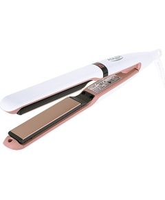 Adler Hair Straightener AD 2321 Warranty 24 month(s), Ceramic heating system, Display LCD, Temperature (min) 140 °C, Temperature (max) 220 °C, 45 W, Pearl White