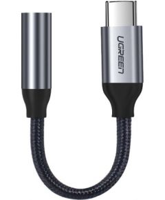 Ugreen 3,5 mm mini jack to USB Type C headphone adapter 10cm gray (30632)