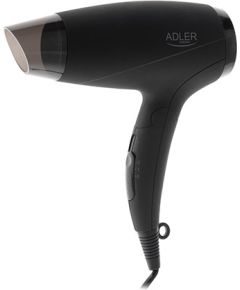 Adler Hair Dryer AD 2266 1200 W, Number of temperature settings 2, Black