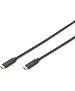 Digitus USB Type-C Connection Cable AK-300139-010-S USB Male 3.1 Gen 2 (Type C), USB Male 3.1 Gen 2 (Type C), Black, 1 m