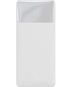 Powerbank Baseus Bipow 20000mAh, 2xUSB, USB-C, 15W (white)