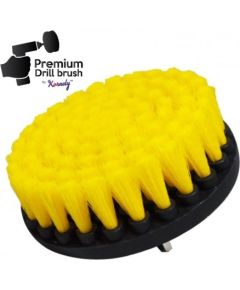 Профессиональная щетка Premium Drill Brush 3шт.- средний мягкий, желтый, 13цм.