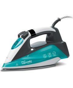 Polti Iron PLEU0253 Vaporella Quick & Slide QS220 Steam Iron, 2400 W, Water tank capacity 350 ml, Continuous steam 40 g/min, White/Blue/Black