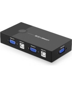 UGREEN 30357 KVM Switch Box 2-port VGA Video Adapter 2 in 1 (black)