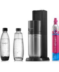 SodaStream DUO black Black, Stainless steel