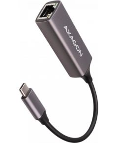 AXAGON ADE-TRC Type-C USB3.2 Gen 1 - Gigabit Ethernet 10/100/1000 Adapter, metal, titan grey