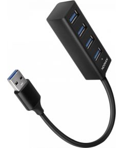 AXAGON HUE-M1AL 4x USB 3.2 Gen 1 MINI hub, metal, 1.2m USB-A cable