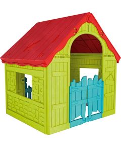Keter Bērnu rotaļu māja Wonderfold Playhouse (saliekama) sarkana/zaļa/zila