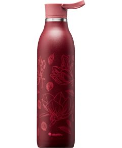 Aladdin Termopudele CityLoop Thermavac eCycle Water Bottle 0.6L pārstrādāta nerūs. tērauda / bordo Magnolia
