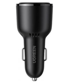 UGREEN CD239 car charger, USB, 2xUSB-C, PD, 69W (black)