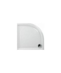 PAA dušas paliktnis Classic, 800x800 mm, r=550, ar paneli, balts