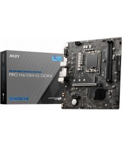 MSI PRO H610M-G DDR4 motherboard Intel H610 LGA 1700 micro ATX