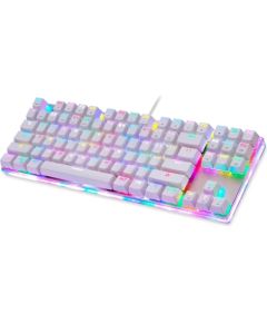 Mechanical gaming keyboard Motospeed K87S (white)